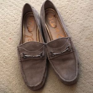 Sam Edelman suede horse bit loafer